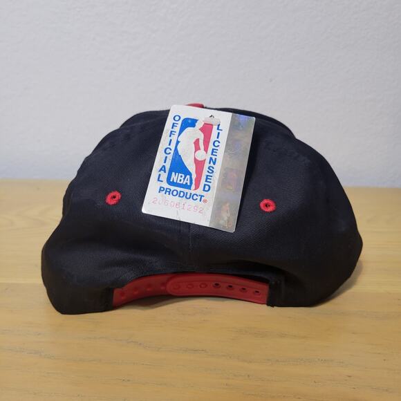 Vintage 90’s Chicago Bulls SnapBack Hat Logo 7 NBA Retro Embroidered Fast Ship - Picture 10 of 13